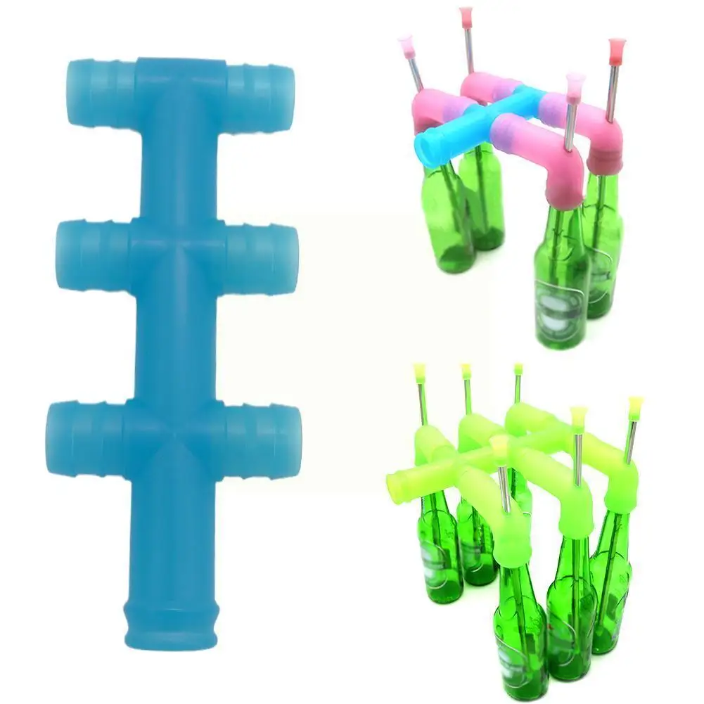

1pc Beer Snorkel Straw Beer Bong Funnel Slammer 4/6 Beer Dispenser Snorkel Festivals Drinking Party Tools Bar U6l1