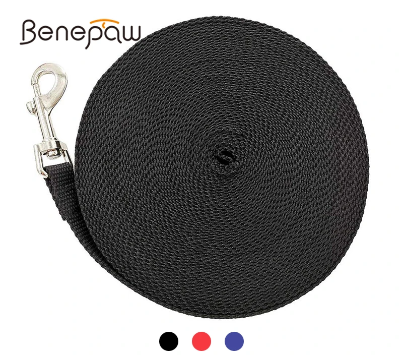 Поводок для дрессировки собак Benepaw, поводок для щенков, тренировка ловкости, напоминания, поводок 3 м/5 м/8 м/10 м/15 м/20 м, отлично подходит для игр на природе