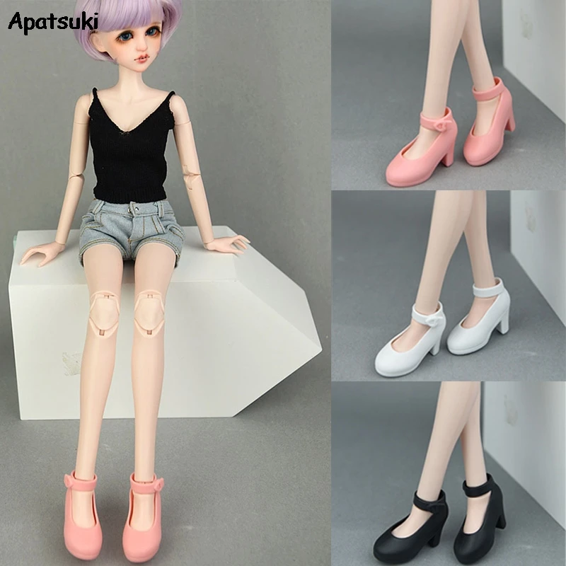 1 пара милые носки с пластиковый высокий каблук кукольная обувь для 1/4 BJD Кукла