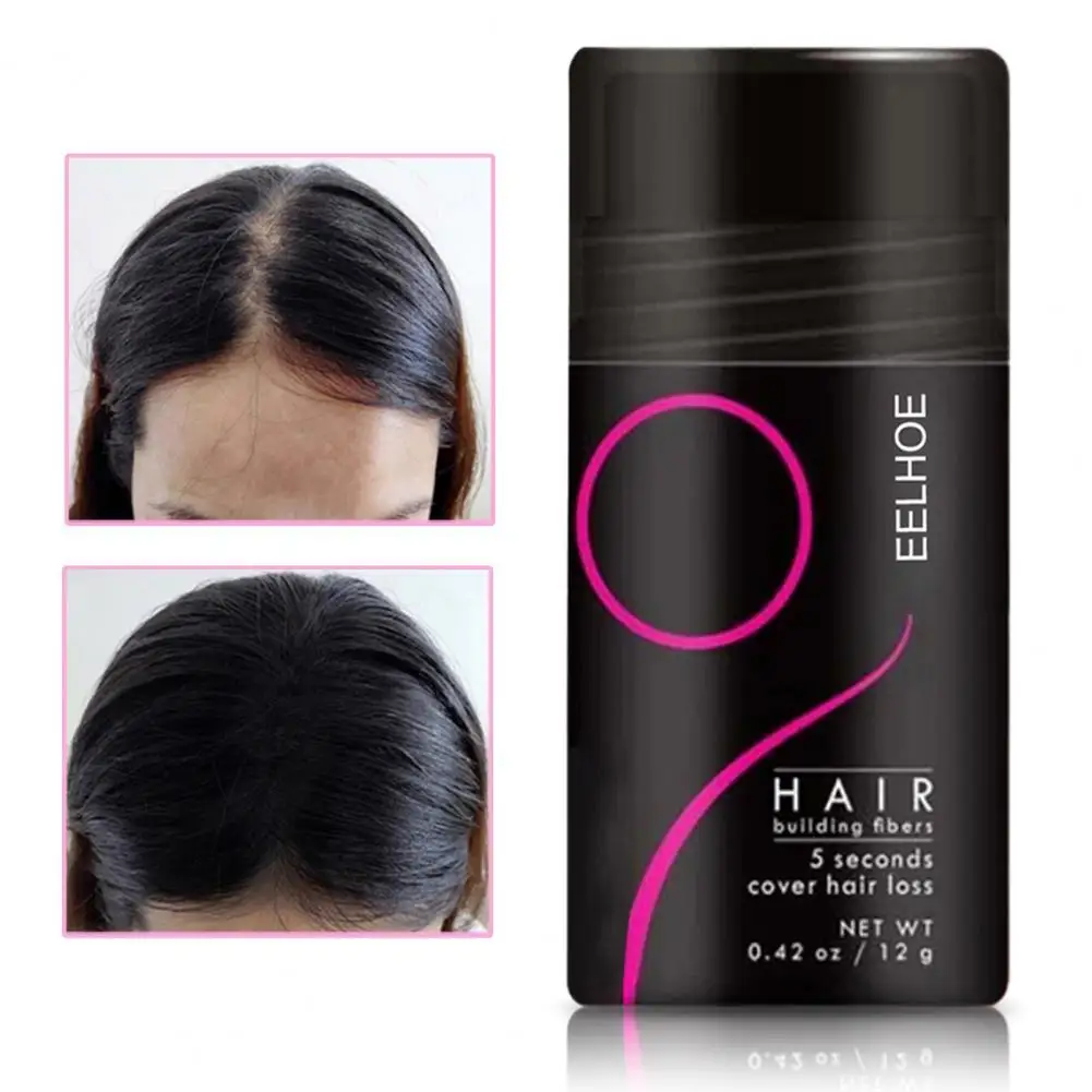 

12g Hair Powder Universal Compact Creative Instant Growth Hair Building Fibers for Hairline Moved Back