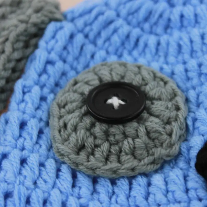 Dog Designs Baby Crochet Photography Props Infant Costume Photo Fotografia Outfits Newborn Christmas Beanies | Детская одежда и