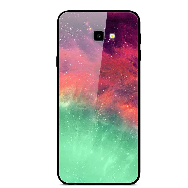 38 Для samsung J4 Plus чехол закаленное стекло твердая задняя крышка для samsung Galaxy J4 Plus чехол J 4 Plus A20E A2 Core Note 10 Plus - Цвет: 38