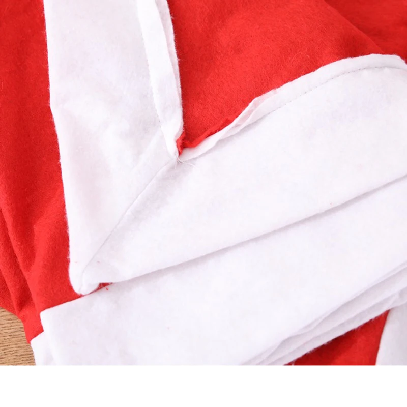 Рождественская очень длинная скатерть 132*208 см красная прямоугольная Нетканая