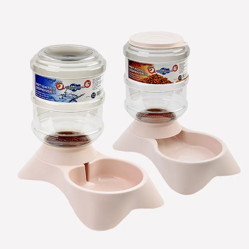 Кормушка для собак автоматическая миска бутылка воды собачий контейнер еды