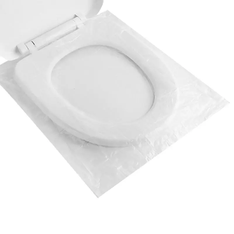 50Pcs/Pack Disposable Toilet Seat Cover Mat Portable Waterproof Safety Pad For Travel Camping Commuting DropShipping - купить по