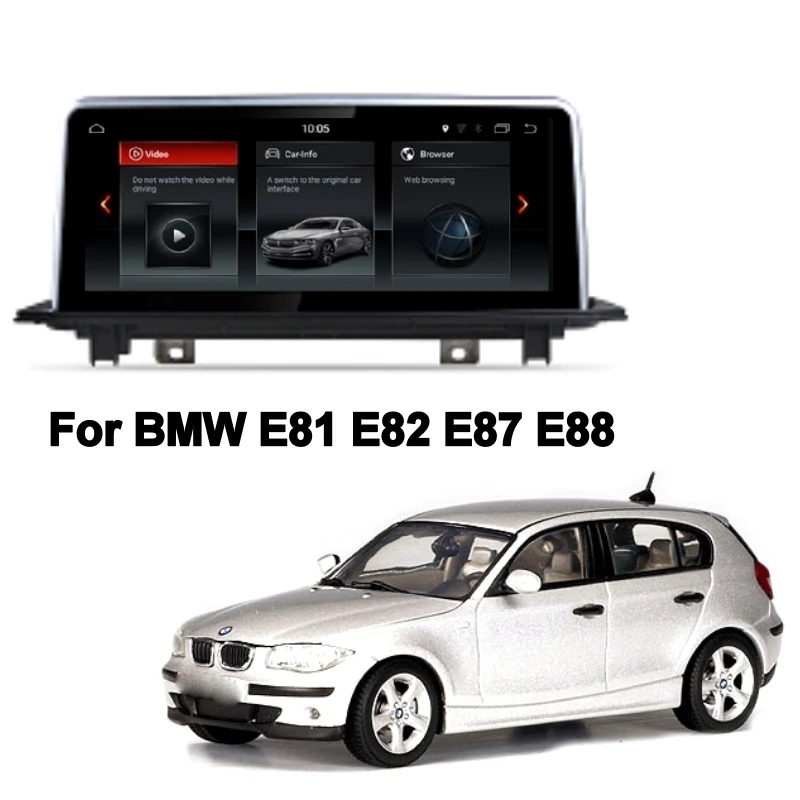 Liandlee Автомобильный мультимедийный GPS аудио Радио стерео для BMW 1 серии E81 E82 E87 E88 2004