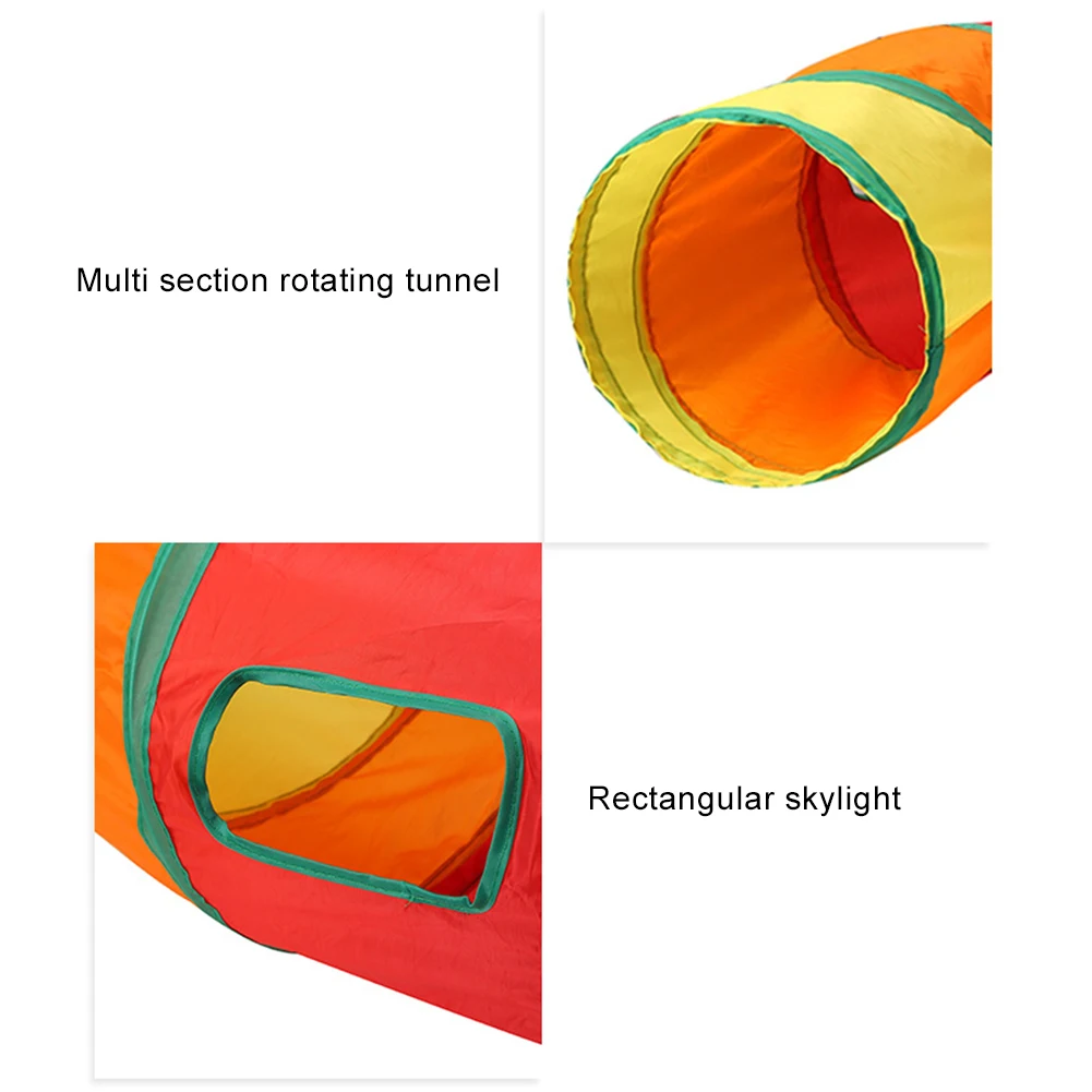 

Rainbow S Shape Collapsible Cat Tunnel Tube Kitten Pet Playing Toys for Cats Training Pet Supplies Product