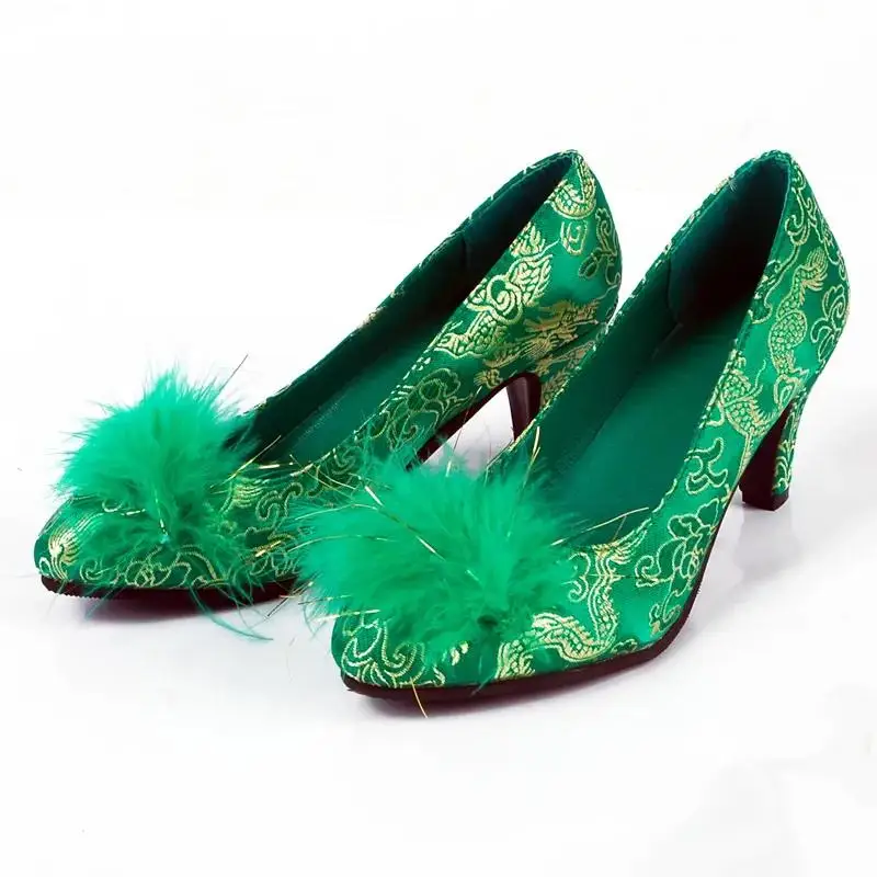 

Cresfimix/женские милые туфли с круглым носком высокого качества; Сезон весна; Слипоны на шпильках; Женские модные милые летние свадебные туфли ...