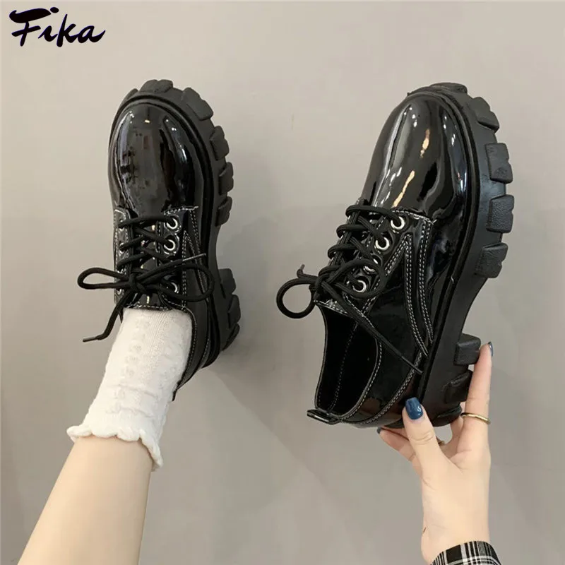 

2021 Platform Mary Jane Shoes Round Toe Japanese School Uniform Jk Student Shoes Girls Women Kawaii Lolita Soft Low Heel Boots