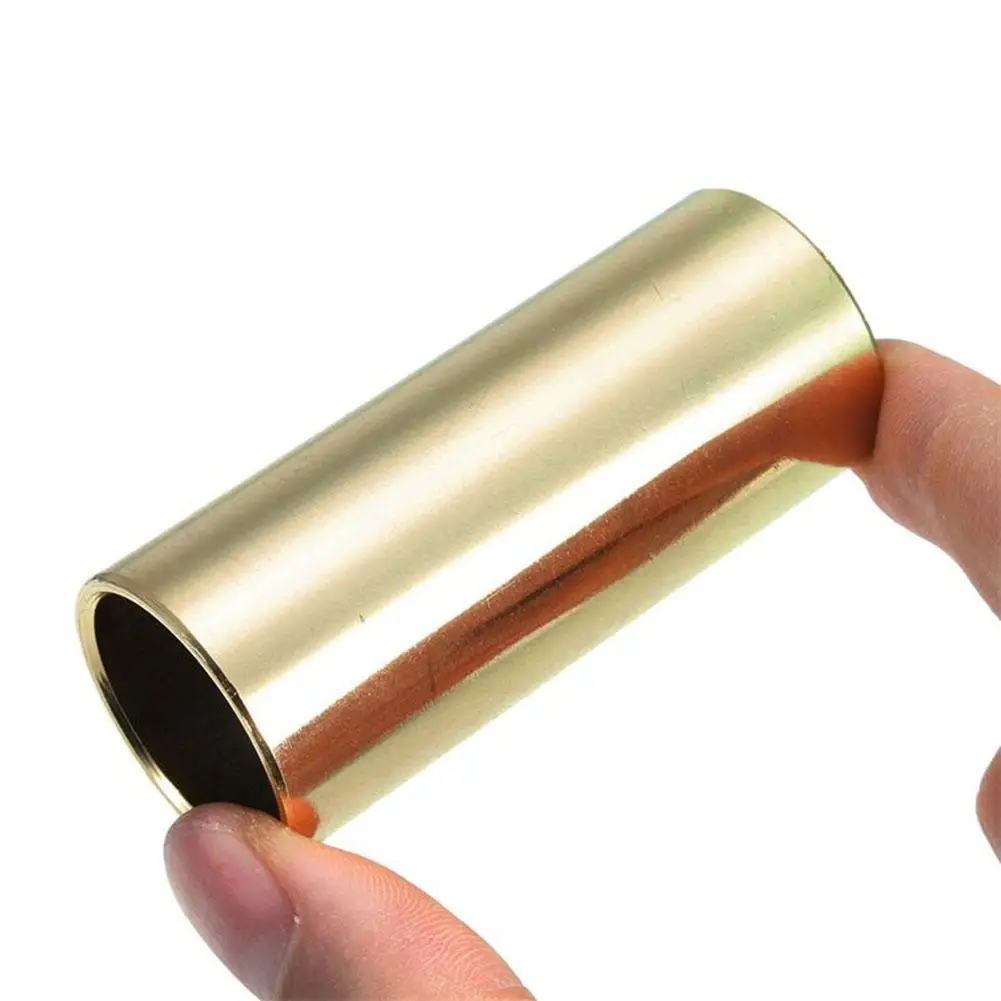 

Brass Bass Guitar Slide Guitar String Finger Tube Slider for Stringed Instrument Ukulele Parts