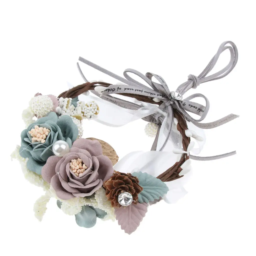 

Car Rearview Mirror Hanging Ornament Preserved Flower Incense Pendant Green