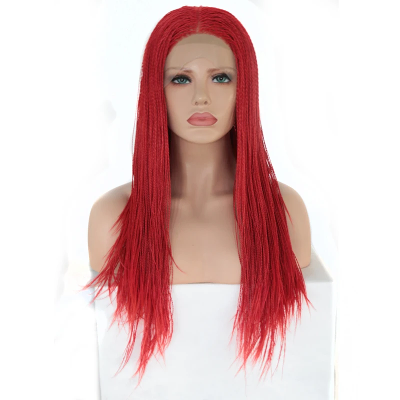 Парик с микро оплеткой Charisma средняя часть синтетические кружевные передние