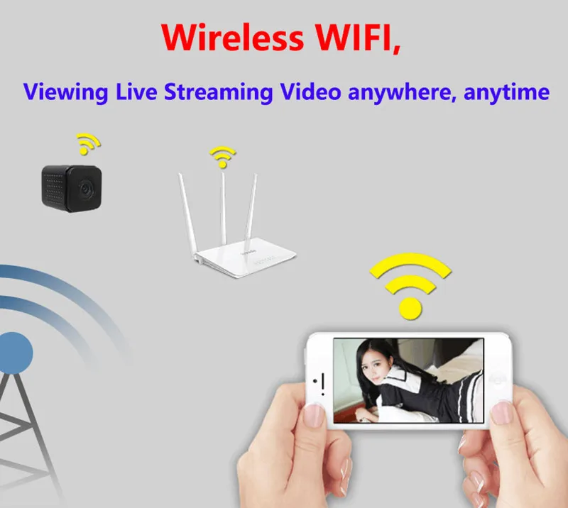 Мини Портативный Wifi IP мини DV камера очень маленькая система Скрытого видеонаблюдения микро Wifi Беспроводная камера мини DV ночного видения CCTV; аудио камера