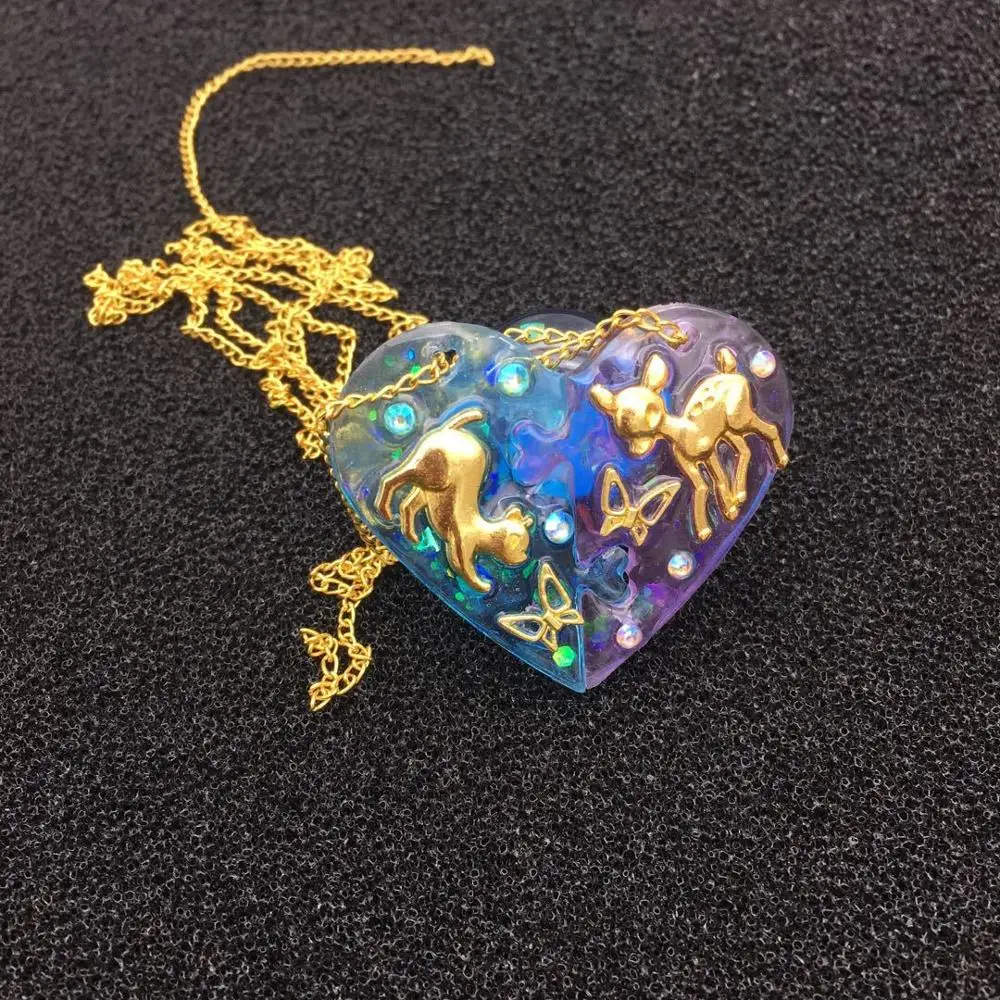 Силиконовые замки ручной работы для влюбленных подвесные формы смолы сделай сам