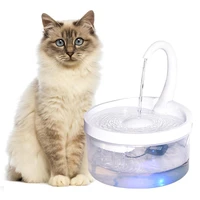 2l pet cat fountain led blue light usb powered automatic water dispenser cat feeder drink filter for cats dogs pet supplier
