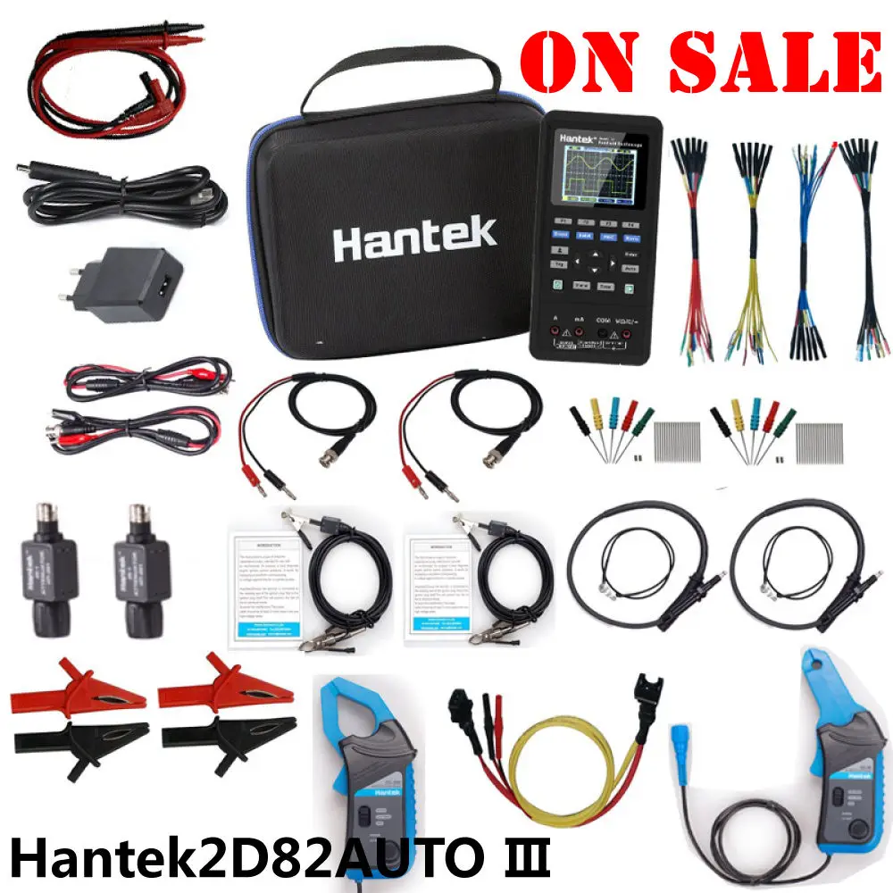 Hantek 2d82auto автомобильный осциллограф hantek 2d82 Автоматический цифровой портативный 4