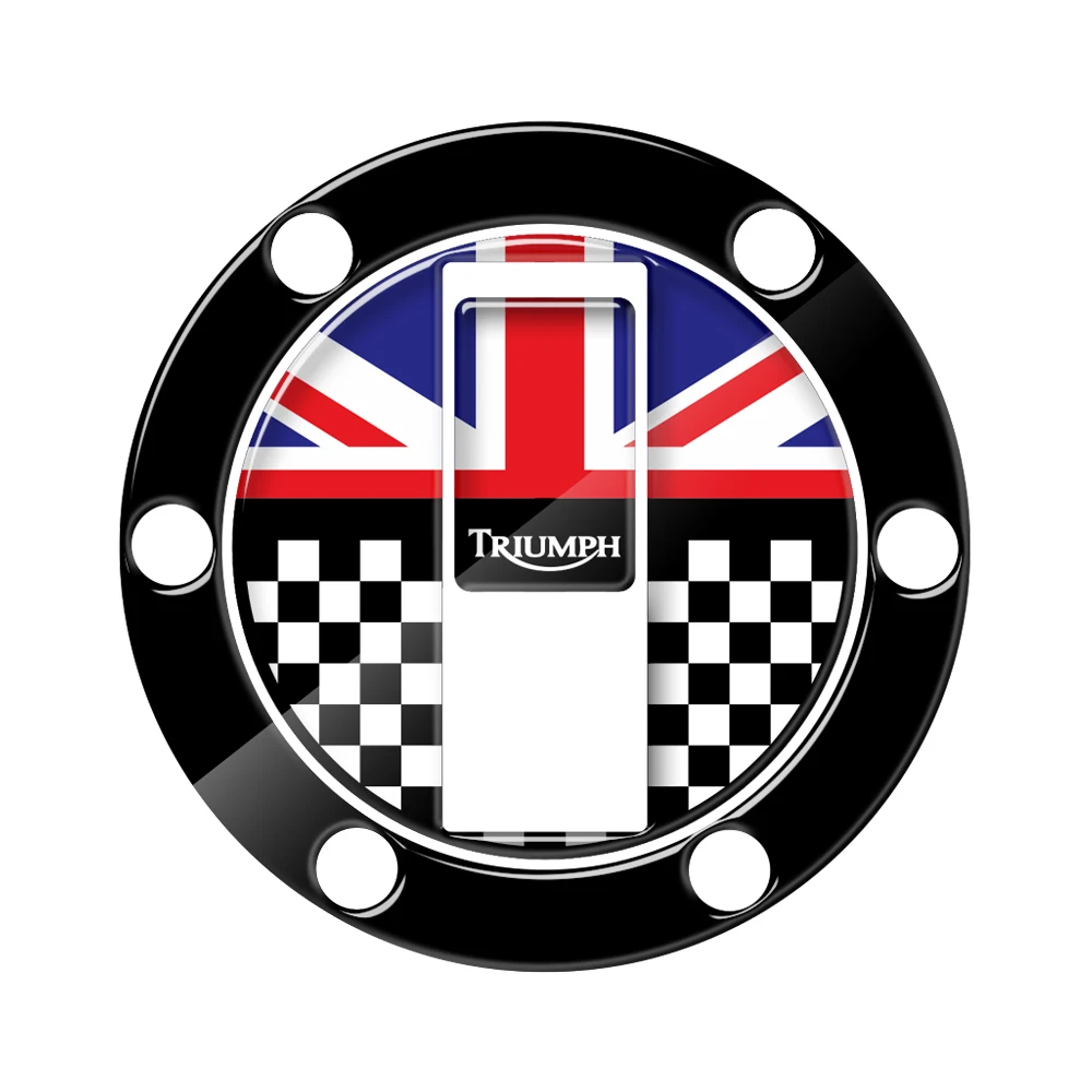 Motorcycle UK Sticker Gas Tank Cap Protector Case for Triumph Street Triple Daytona 675 Tiger 800 Sport | Автомобили и мотоциклы