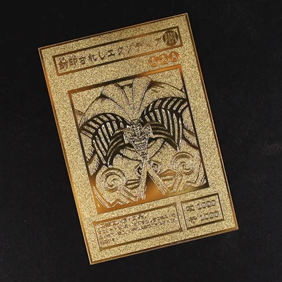 YU GI OH Золотая карта металлическая карта местный японский Золотой глаз белый дракон VOL издание Коллекционная карта детская игрушка подарок - Цвет: TOU