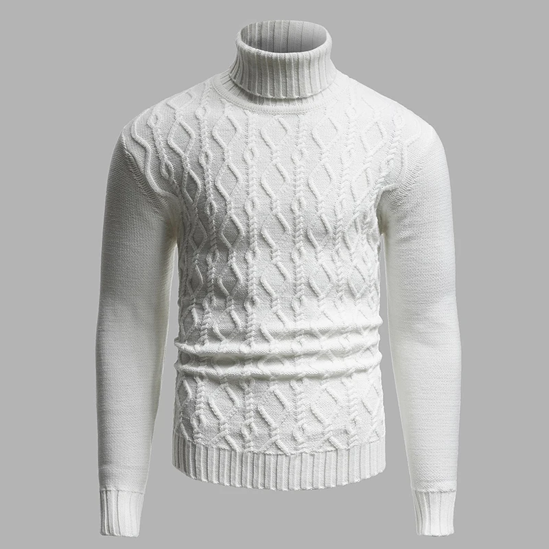 

Cable Knit Turtleneck Sweater