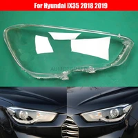 car headlamp lens for hyundai ix35 2018 2019 car replacement auto shell cover