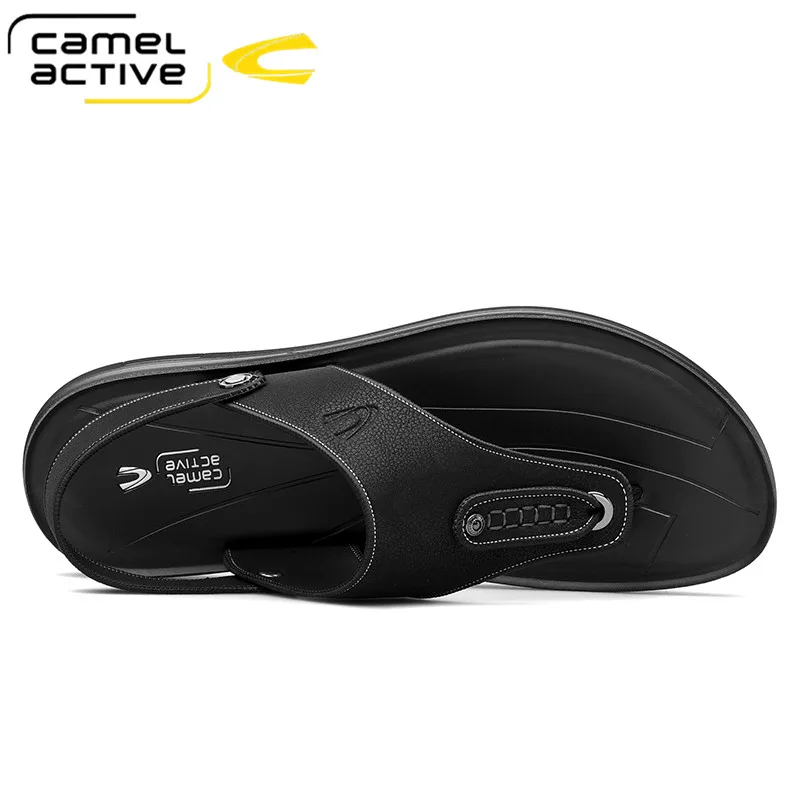 Мужские пляжные сандалии Camel светло-коричневые из искусственной кожи без