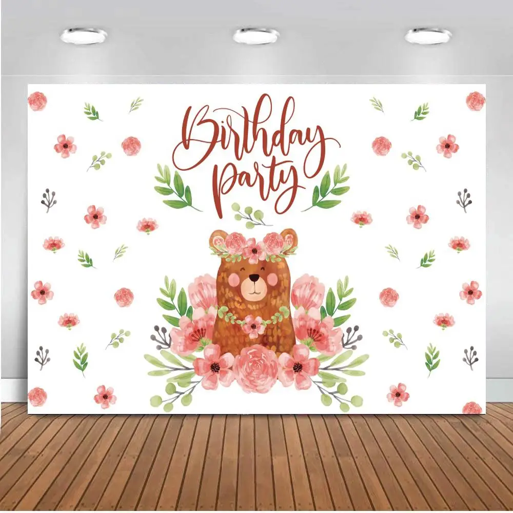 

Wild One Baby Shower Backdrop Woodland 1st Birthday Photography Background Feather Bohemia First Birthday Party Banner Backdrops