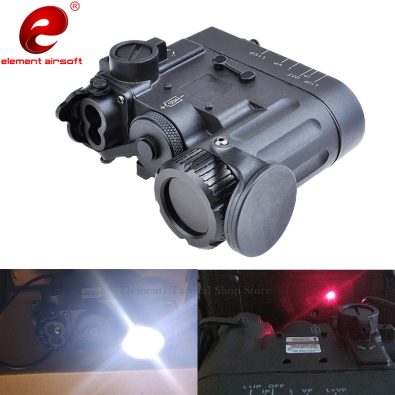 Element Airsoft AR/PEQ 15 Flashlight Sight Tactical DBAL IR Red  Dot Laser Lantern For AN/PEQ 15 Hunting  Rifle Weapon Light