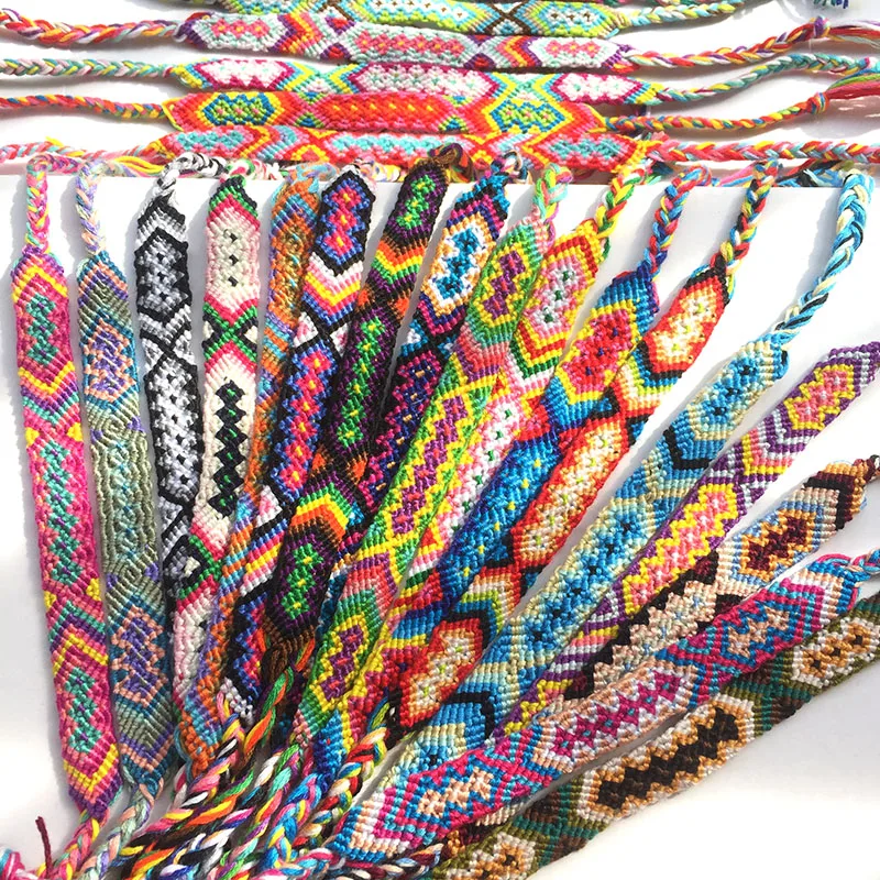 Яркая плетеная нить в бразильском стиле для серфинга 1 шт.|Браслеты с шармами| |