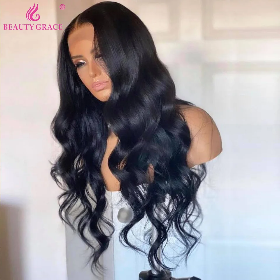 

Body Wave Lace Front Wig Natural Hairline Human Hair Lace Frontal Wigs Brazilian Pre-plucked 4X4 Lace Closure Human Hair Wigs