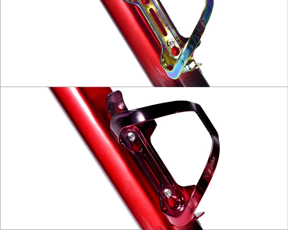 

Colorful Bicycle Water Bottle Holder High Strength Aluminum Alloy Rainbow MTB Road Bike Water Bottles Cage Cycling Accessories