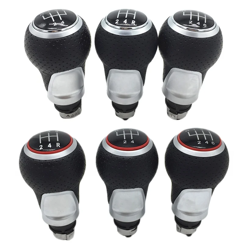 

HA12mm Gear Shift Knob Lever Stick For Audi A3 A4 B6 B7 B8 A6 S4 8K A5 8T Q5 8R S Line / Ibiza 6J / Seat Leon / Golf MK4 /Passat