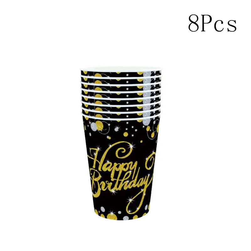 Chicinlife 30 40 50 60 с днем рождения баннер бумажные салфетки чашки скатерть 30th й день