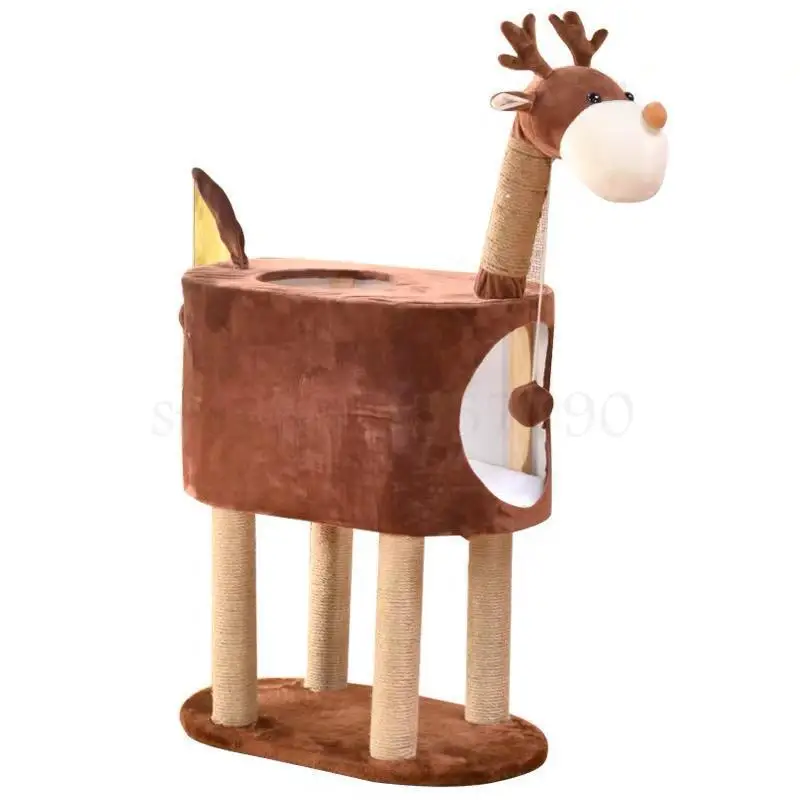 Осенне зимняя креативная рамка для скалолазания жираф кошка игрушка мультяшный