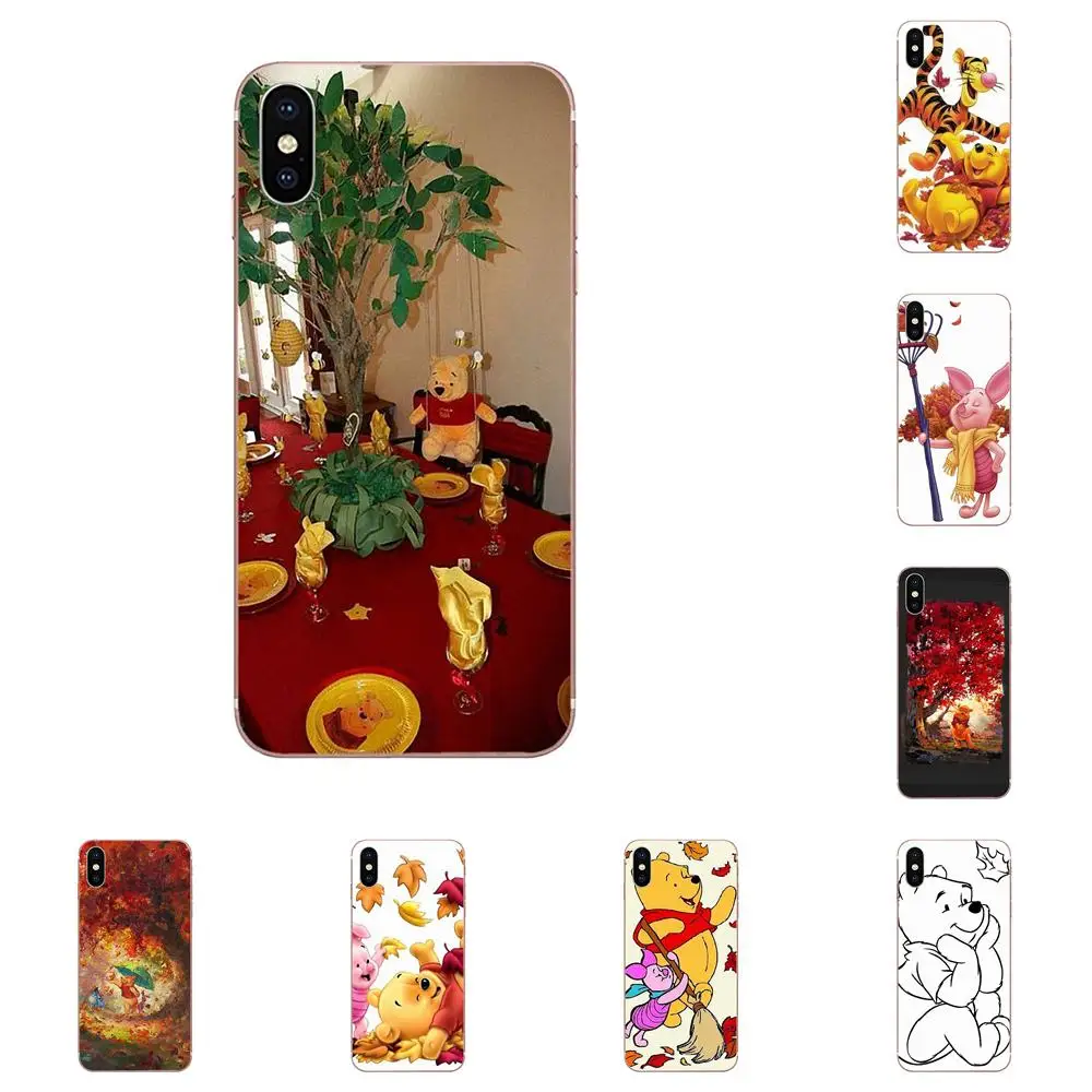 Осенние листья Winnie The Poohs для LG K50 Q6 Q7 Q8 Q60 X power 2 3 Nexus 5 5X V10 V20 V30 V40 Q Stylus Skin