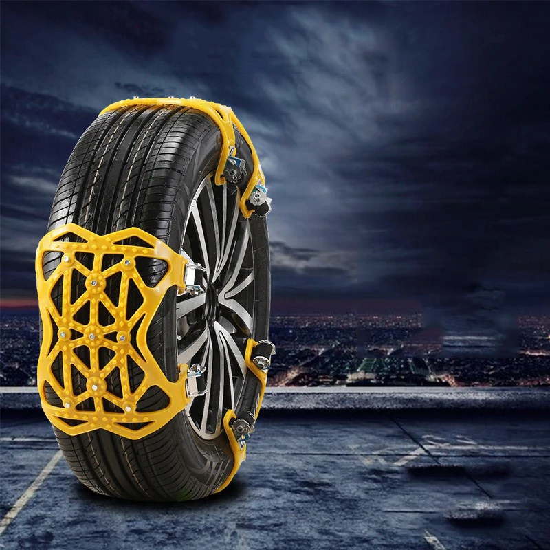 Автомобильные снежные цепи утолщенные длинные зимние грузовики автомобильные