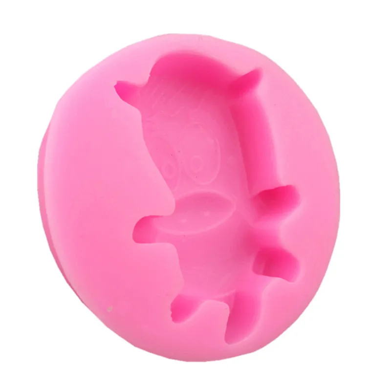 DIY мультфильм форма силикагель Форма пищевого класса печенье конфеты шоколадный