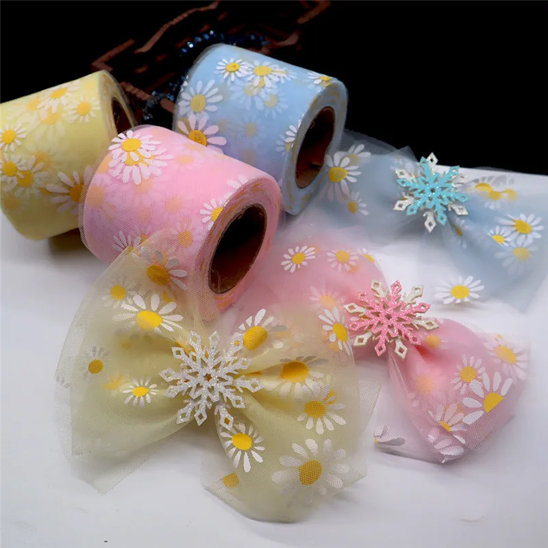 Флуоресцентная органза в рулоне 6 см 25 ярдов | Дом и сад