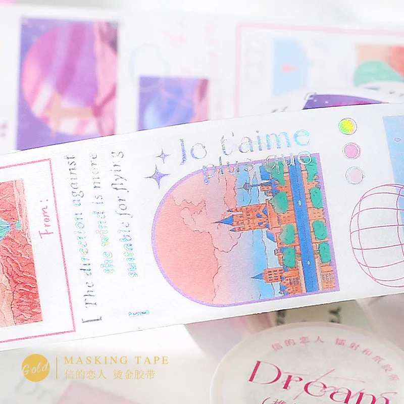 

1 шт., декоративная клейкая бумага для скрапбукинга