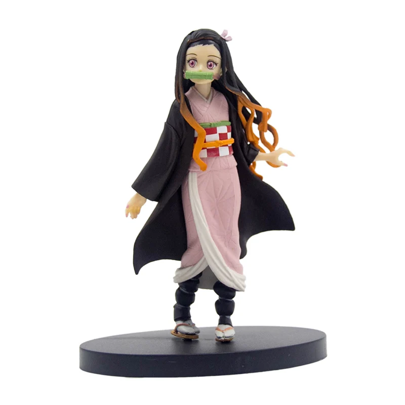 Детские пластиковые игрушки из ПВХ Мультяшные Kimetsu no Yaiba Inosuke Nezuko Zankoku для рук