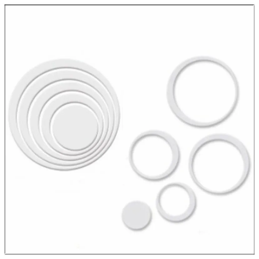 5pcs a set DIY наклейки-круги украшения для закрытых помещений стерео Съемные 3D художественные настенные наклейки домашний декор - Цвет: 5pcs a set