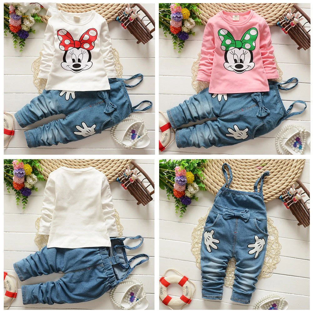 2 предмета одежда для маленьких мальчиков и девочек топы с длинными рукавами