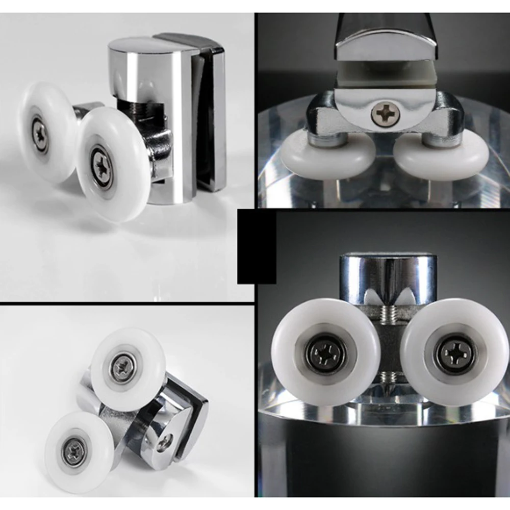 

Diameter Shower Door Top Rollers 2PCS Shower Door Rollers Runners Glass