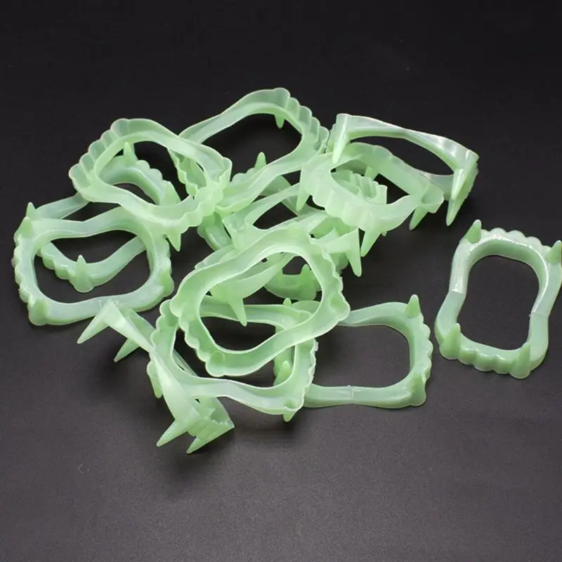 Забавные игрушки светится в темноте вампир клыки пластиковые зубы костюм