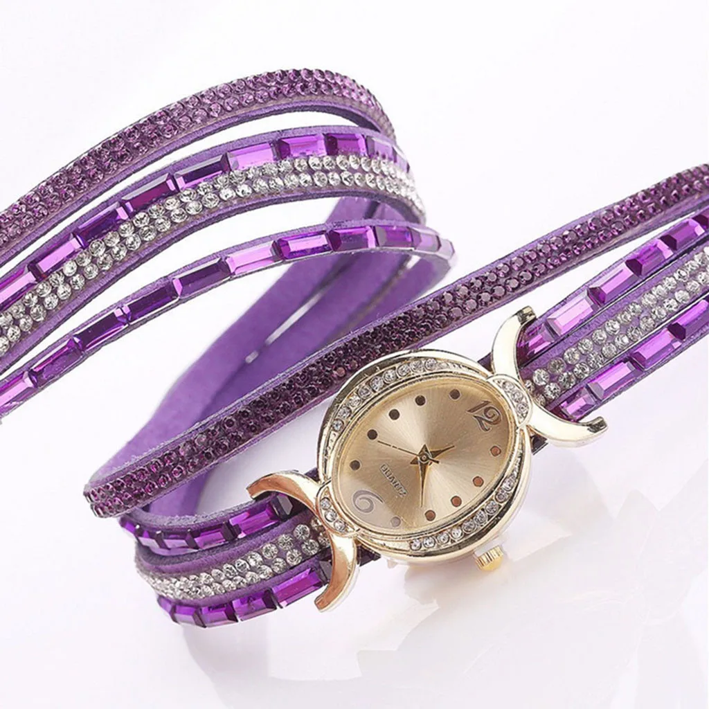 

Fashion Watch Women Luxury Ladies Bracelet Diamond Circle Watch Student Quartz WristWatch Clock Relogio Feminino 58