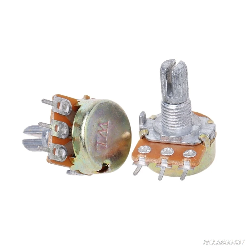 

18Pcs 9 Values Single Potentiometer Assortment Kits B500K-5K With Nut And Washe D21 20 Dropshipping