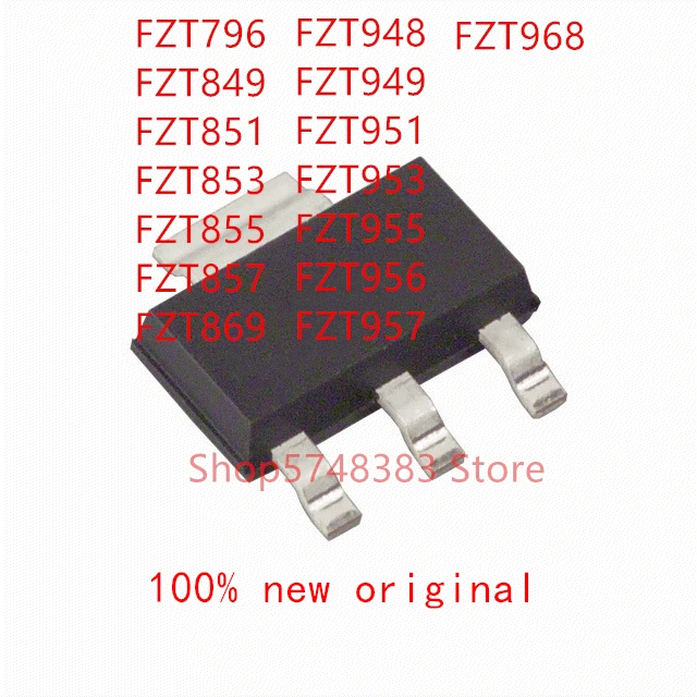 10 шт./лот FZT796 FZT849 FZT851 FZT853 FZT855 FZT857 FZT869 FZT948 FZT949 FZT951 FZT953 FZT955 FZT956 FZT957 FZT968 SOT-223 |