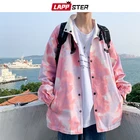 Куртка-бомбер LAPPSTER Мужская камуфляжная, ветровка с имитацией s Японская уличная одежда, корейский модный пиджак, пальто, осень 2021