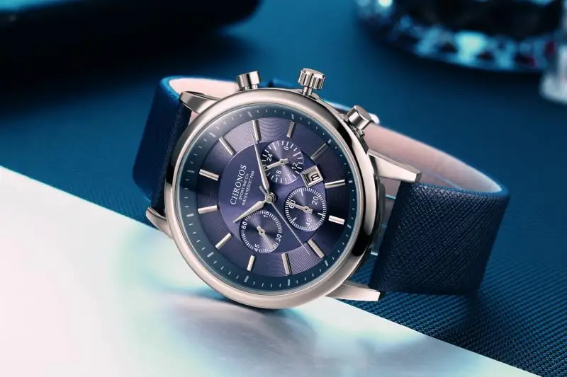 Мужские часы CHRONOS, мужские спортивные часы, мужские часы, Топ бренд, Роскошные мужские часы с календарем, кварцевые часы, reloj hombre
