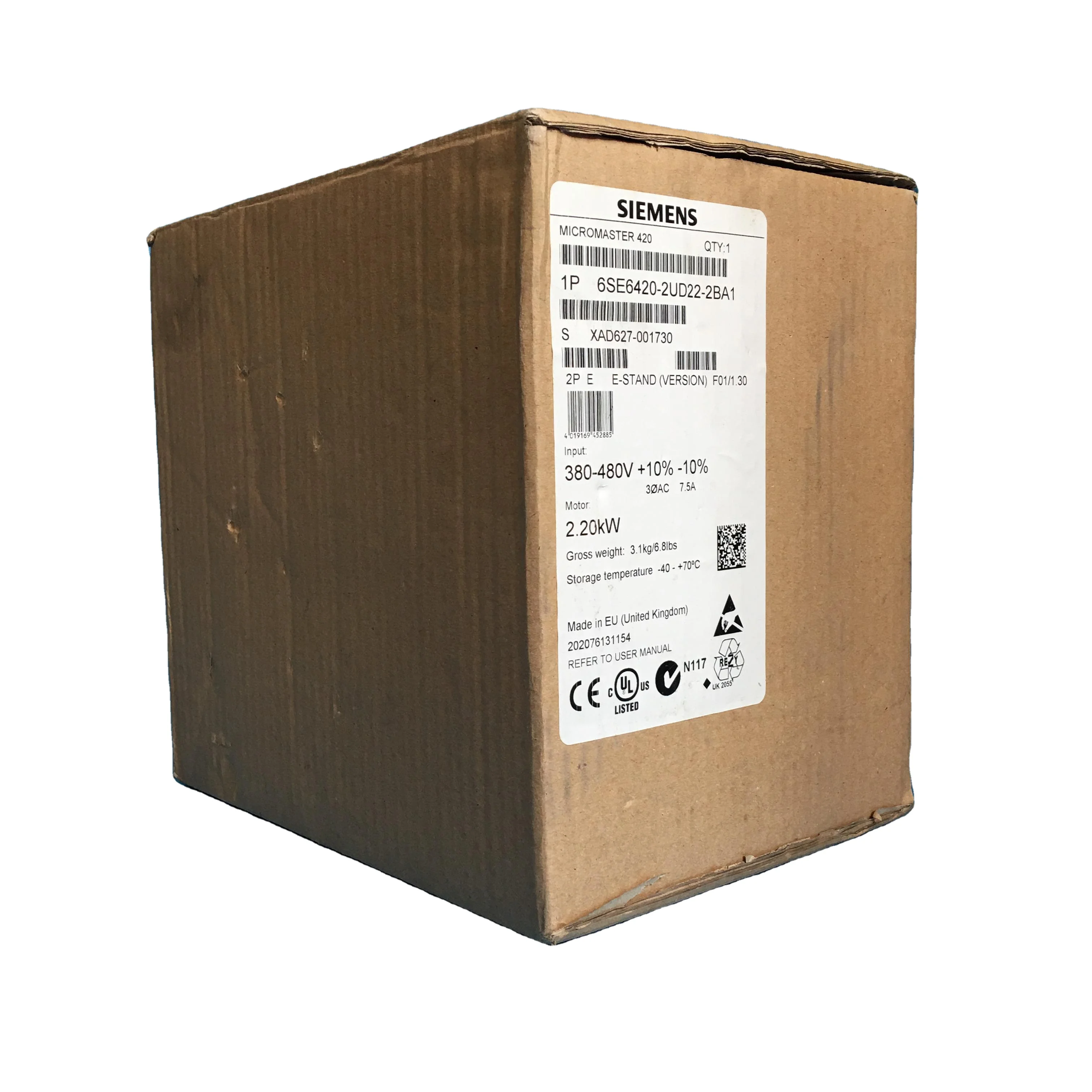 

6SE6430-2UD34-5EA0 45KW инвертор фильтра 6SE6 430-2UD34-5EA0