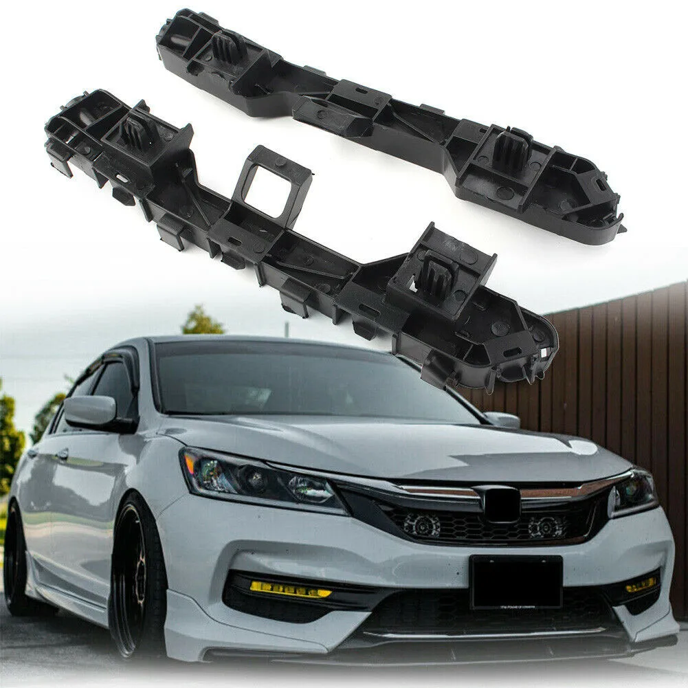 

Front Front Bumper Bracket Car Bumper Bracket Black Bracket Fixer Crossbar Mounting For Accord Car 2013-2017 Plastic Brand New